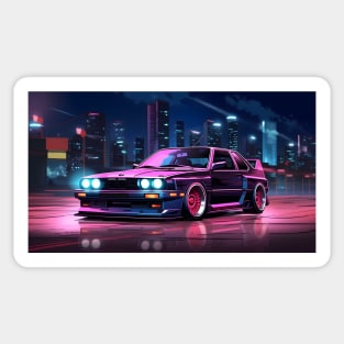 Neon BMW Sticker